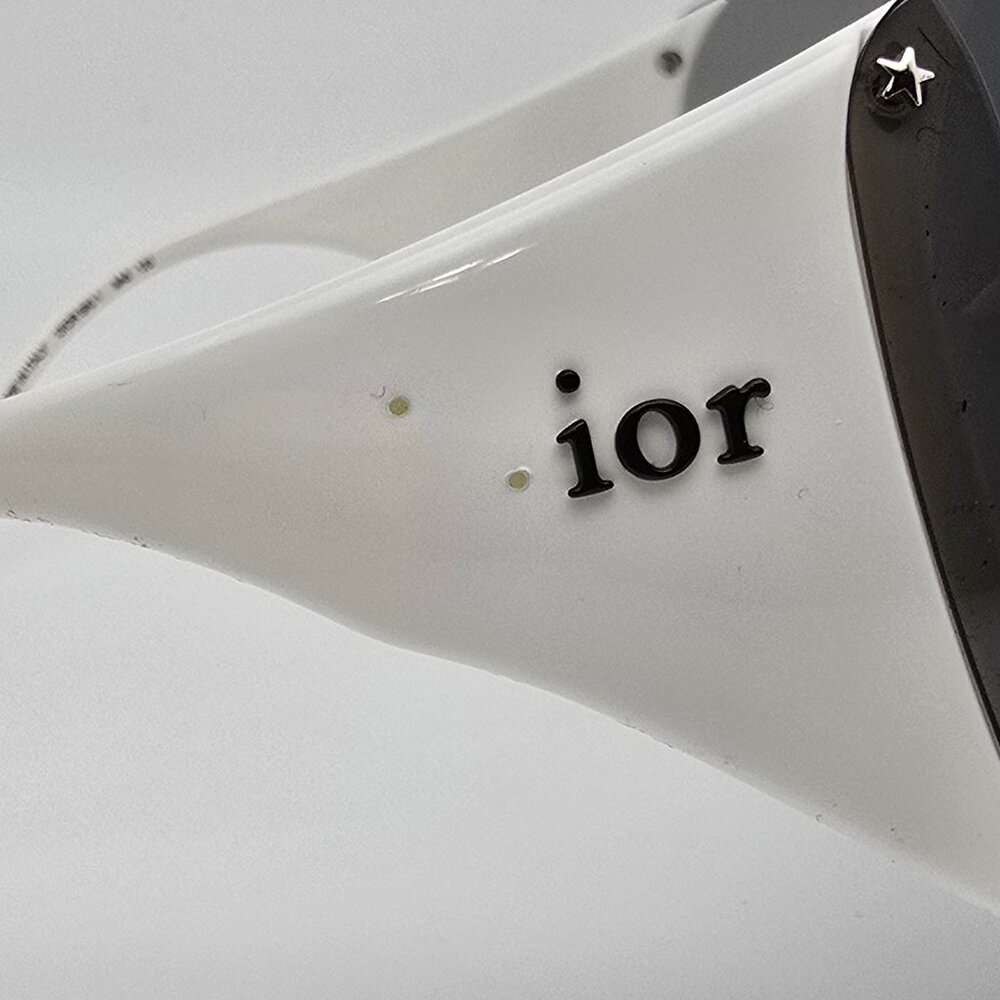 Christian Dior Ski 1 9A5 White Frame Grey Lens Sunglasses w/ Case Italy 141mm - Picture 7 of 12
